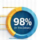 98% On-Time Delivery Rate icon